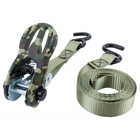 Performance Tool 2pk 1"" x 10' Camo Tie Downs