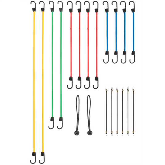 Performance Tool 20pc Bungee Cord Assortment