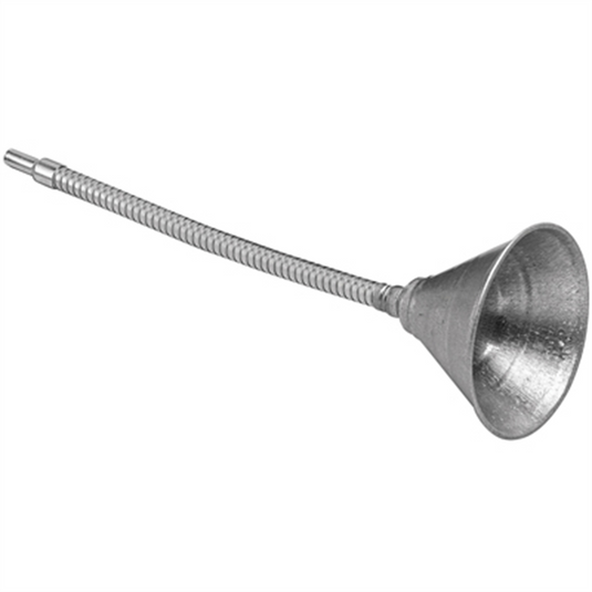 Wilmar Corp. / Performance Tool Metal Funnel w/12"" Flex Spout