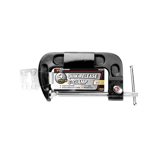 Wilmar Corp. / Performance Tool 4"" Quick Release C-Clamp