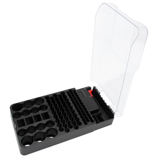 Wilmar Corp. / Performance Tool 104 Slot Battery Organizer