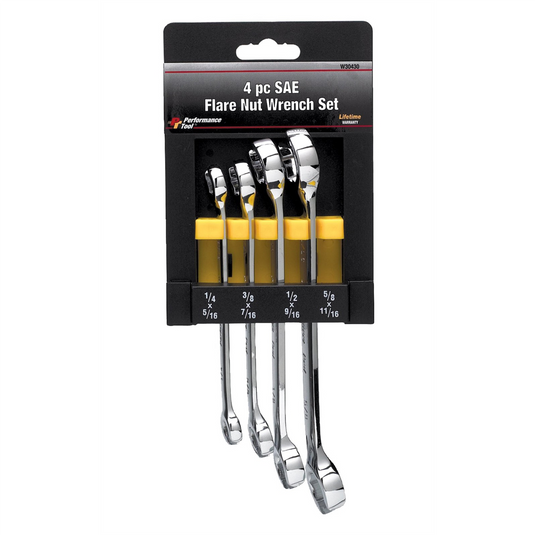 Wilmar Corp. / Performance Tool 4 Pc SAE Full Polish Flr Nut W