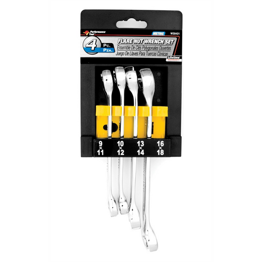 Wilmar Corp. / Performance Tool 4 Pc Full Polish MM Flr Nut Wr