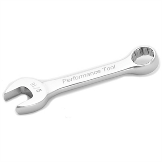 Wilmar Corp. / Performance Tool 9/16"" Full Polish Stubby Cmb W