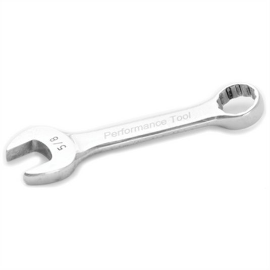 Wilmar Corp. / Performance Tool 5/8"" Full Polish Stubby Cmb Wr