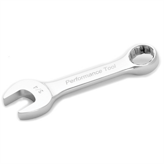 Wilmar Corp. / Performance Tool 3/4"" Full Polish Stubby Cmb Wr