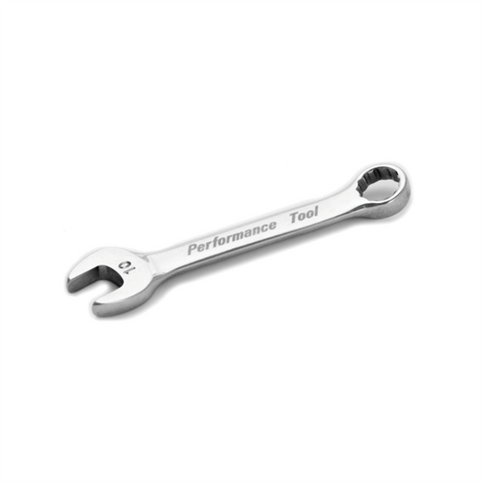 Wilmar Corp. / Performance Tool 10mm Full Polish Stubby Cmb Wr