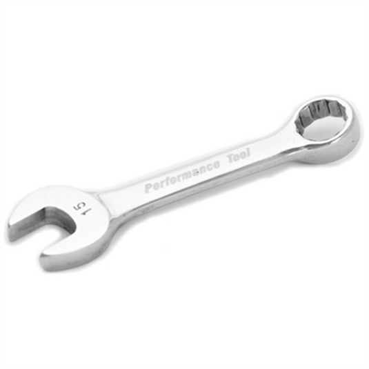 Wilmar Corp. / Performance Tool 15mm Full Polish Stubby Cmb Wr