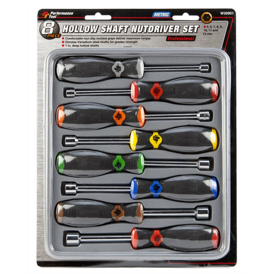 Wilmar Corp. / Performance Tool 8 pc Pro Style Metric Nutdrive
