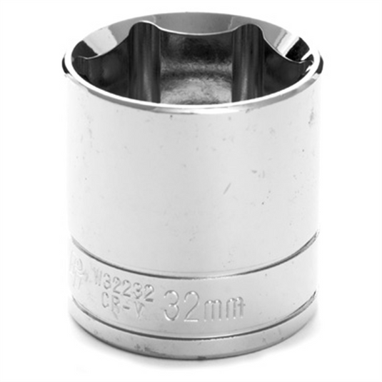 Wilmar Corp. / Performance Tool 1/2"" Dr 6pt Std. Socket 32mm