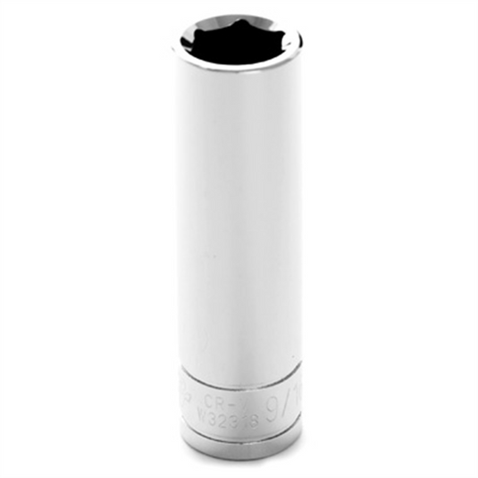 Wilmar Corp. / Performance Tool 1/2"" Dr 6pt Deep Socket 9/16