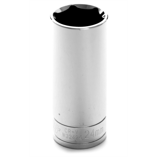 Wilmar Corp. / Performance Tool 1/2"" Dr 6pt Deep Socket 24mm
