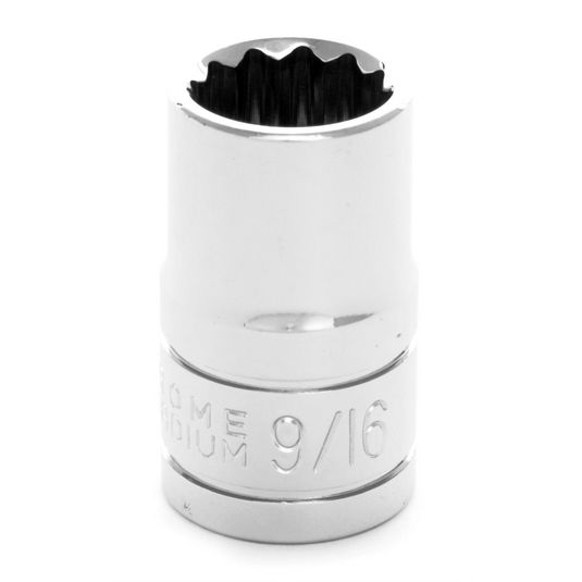 Wilmar Corp. / Performance Tool 1/2"" Dr 12pt Stndrd Skt 9/16