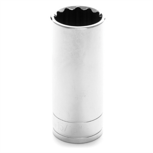 Wilmar Corp. / Performance Tool 1/2"" Dr 12pt Deep Skt 15/16