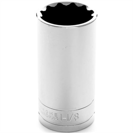Wilmar Corp. / Performance Tool 1/2"" Dr 12pt Deep Skt 1-1/8