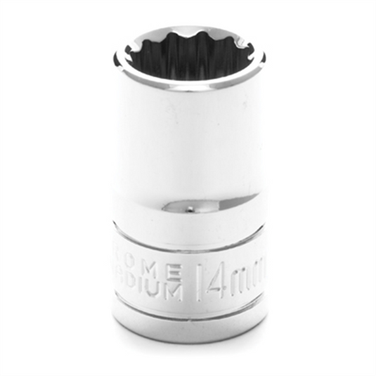 Wilmar Corp. / Performance Tool 1/2"" Dr 12pt Stndrd Skt 14mm