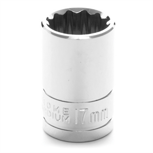 Wilmar Corp. / Performance Tool 1/2"" Dr 12pt Stndrd Skt 17mm