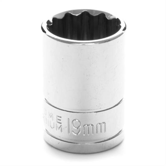 Wilmar Corp. / Performance Tool 1/2"" Dr 12pt Stndrd Skt 19mm