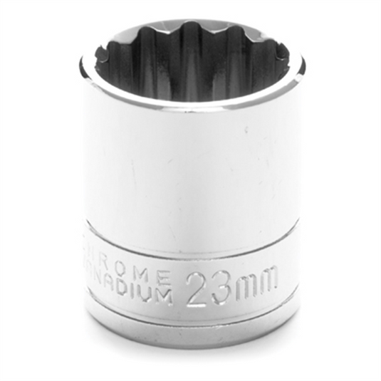 Wilmar Corp. / Performance Tool 1/2"" Dr 12pt Stndrd Skt 23mm