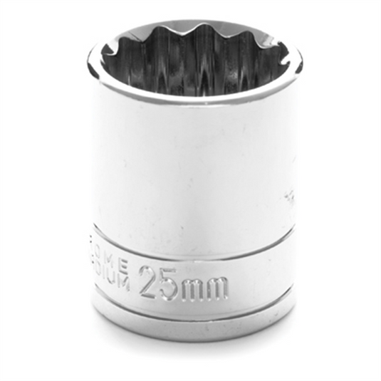 Wilmar Corp. / Performance Tool 1/2"" Dr 12pt Stndrd Skt 25mm