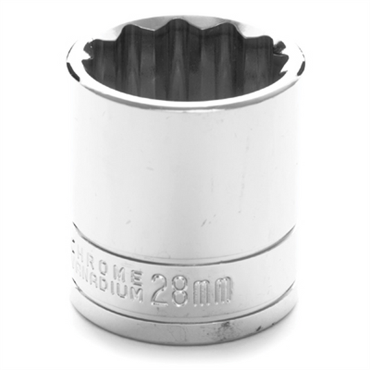 Wilmar Corp. / Performance Tool 1/2"" Dr 12pt Stndrd Skt 28mm