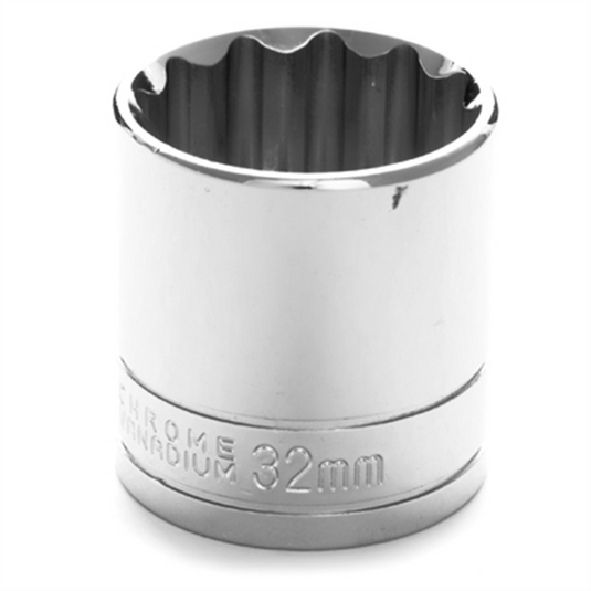 Wilmar Corp. / Performance Tool 1/2"" Dr 12pt Stndrd Skt 32mm