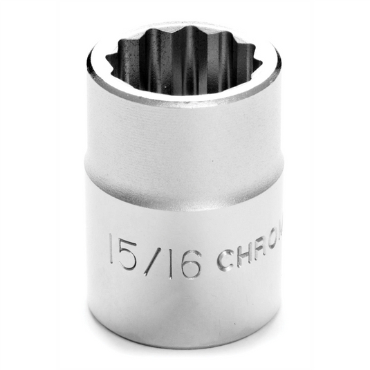 Wilmar Corp. / Performance Tool 3/4"" Dr 12pt Std Socket 15/16