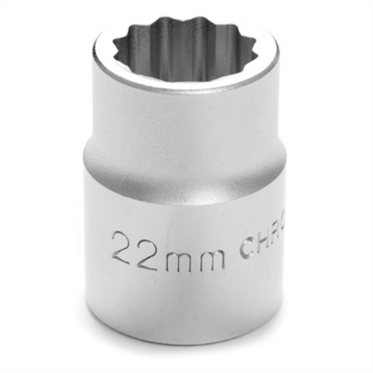 Wilmar Corp. / Performance Tool 3/4"" Dr 12pt Std Socket 22mm