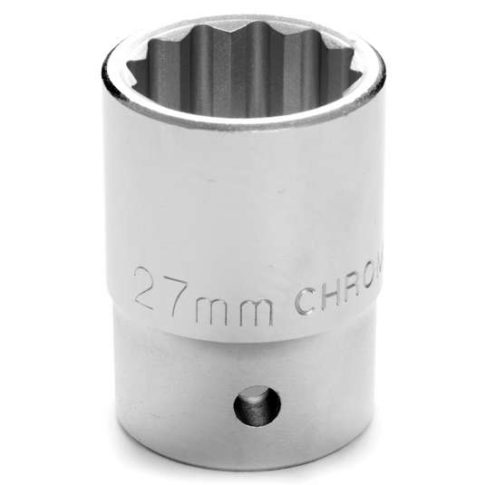 Wilmar Corp. / Performance Tool 3/4"" Dr 12pt Std Socket 27mm