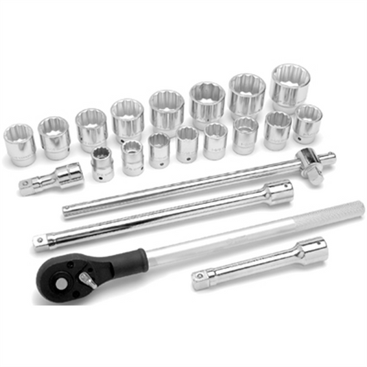 Wilmar Corp. / Performance Tool 3/4 DR SAE SET W/RATCHET & EXT