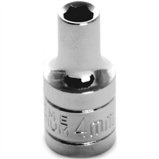 Wilmar Corp. / Performance Tool 1/4'' Dr 6pt Std. Socket 4mm