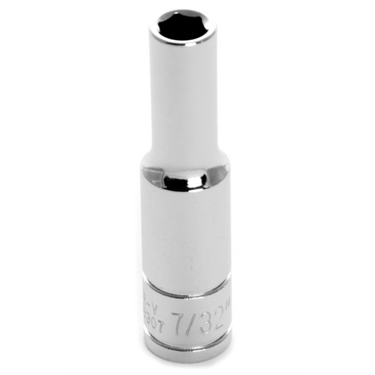 Wilmar Corp. / Performance Tool 1/4'' Dr 6pt Deep Socket 7/32