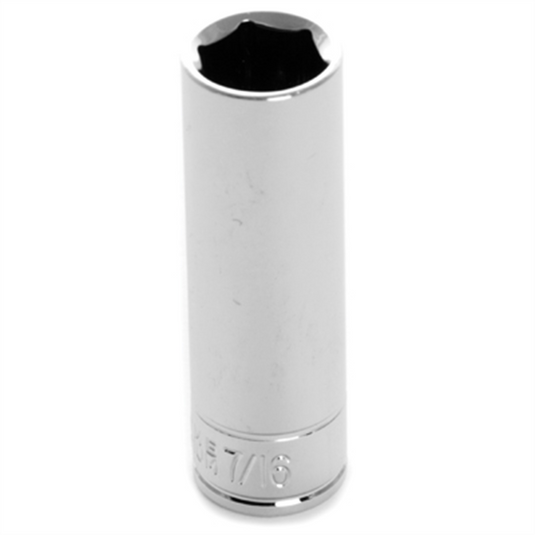 Wilmar Corp. / Performance Tool 1/4'' Dr 6pt Deep Socket 7/16