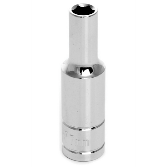 Wilmar Corp. / Performance Tool 3/8'' Dr 6pt Deep Socket 7mm