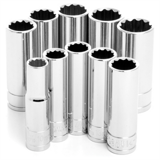 Wilmar Corp. / Performance Tool 10 Pc 3/8'' Dr 12pt Metric