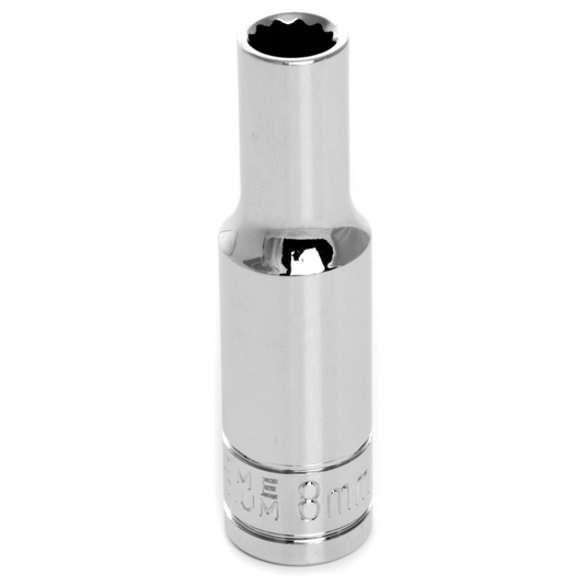 Wilmar Corp. / Performance Tool 3/8"" Dr 12pt Deep Sckt 8mm