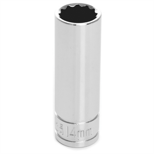 Wilmar Corp. / Performance Tool 3/8"" Dr 12pt Deep Sckt 14mm
