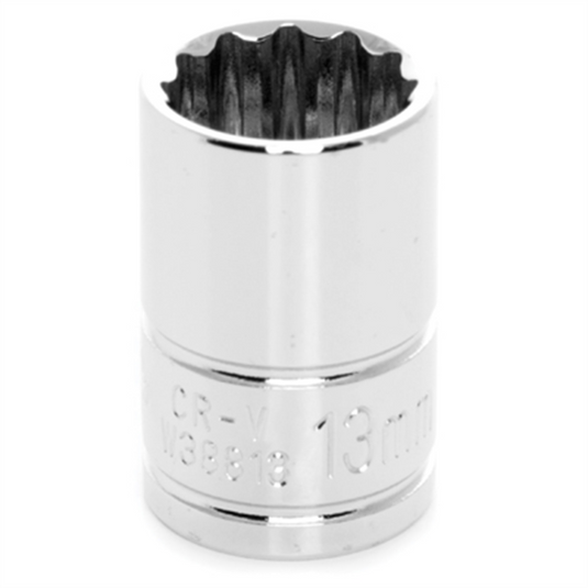 Wilmar Corp. / Performance Tool 3/8"" Dr 12pt Stndrd Sckt 13mm