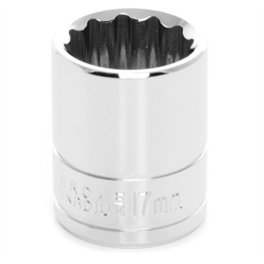 Wilmar Corp. / Performance Tool 3/8"" Dr 12pt Stndrd Sckt 17mm