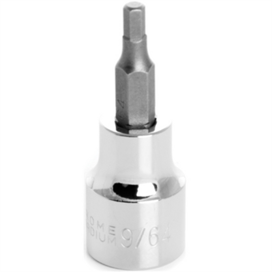 Wilmar Corp. / Performance Tool 3/8'' Dr Hex Bit Socket 9/64