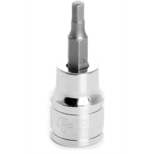 Wilmar Corp. / Performance Tool 3/8'' Dr Hex Bit Socket 4mm