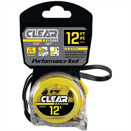 Wilmar Corp. / Performance Tool 12' X 5/8"" Clear Tape Measure