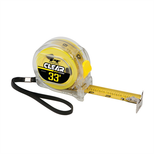 Wilmar Corp. / Performance Tool 33' X 1"" Clear Tape Measure