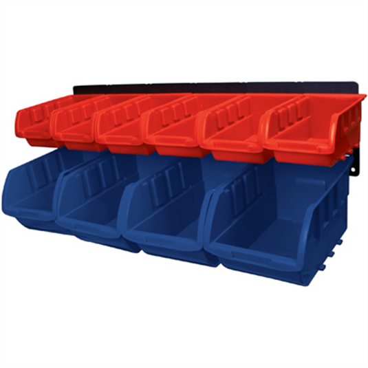 Wilmar Corp. / Performance Tool 10 bin wall mount storage rk