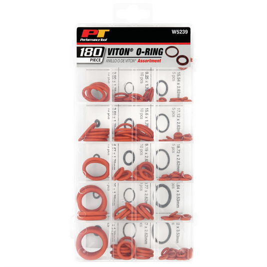 Wilmar Corp. / Performance Tool 180 pc. Viton O-Ring Assortment