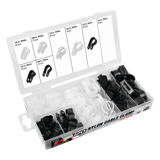 Wilmar Corp. / Performance Tool 120 pc. Nylon Cable Clamp Assortment