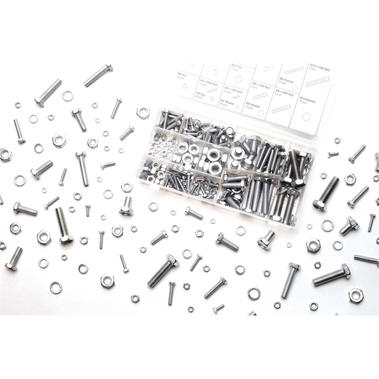 Wilmar Corp. / Performance Tool 240 PC ZINC NUT & BOLT HARDWARE KIT