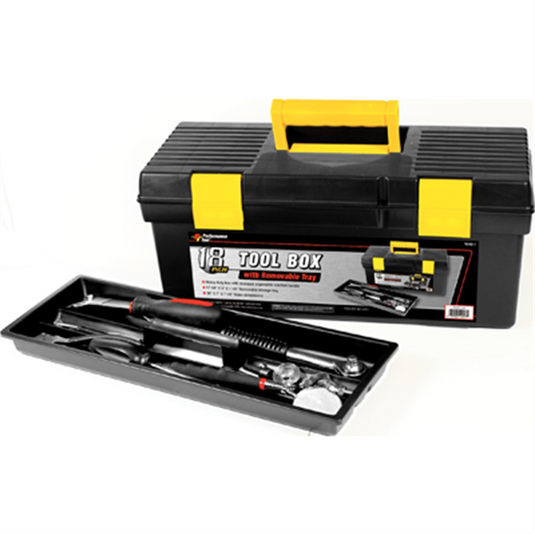 Wilmar Corp. / Performance Tool 18"" Plastic Tool Box