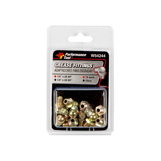 Wilmar Corp. / Performance Tool 10PK 1/4-28 90 Deg Grease Fitt