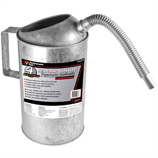 Wilmar Corp. / Performance Tool 4 Qt Galvanized Measuring Disp
